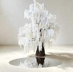 Arbre artificiel en givre en gros, faux arbre en glace, plante botanique artificielle <span class=keywords><strong>pour</strong></span> aménagement paysager hivernal, <span class=keywords><strong>d</strong></span>écoration intérieure et extérieure commerciale et résidentielle - Product Image 1