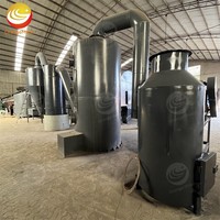 Four de carbonisation rotatif continu ORME à économie d'énergie pour la carbonisation des coques de riz et du bambou