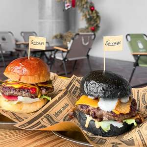 Papier d'emballage pour hamburger, écologique, résistant à l'huile, de qualité alimentaire, logo personnalisé, plateau jetable, papier d'emballage pour la restauration rapide à emporter - Product Image 2