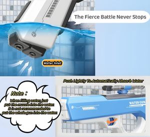 Korting Elektrische Waterpistolen Voor Kinderen Krachtige Waterspuitpistool Grote Capaciteit Automatische Speelgoedpistool Zomer Buiten Speelgoed Voor Kinderen - Product Image 4