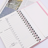 Libreta de Agenda Personalizada con Diseño de Logotipo, Impresión Artística en Espiral A5, Tapa Dura de Papel Kraft, Agenda de Regalo, Cuaderno de Oficina de Cuero PVC A4 A6