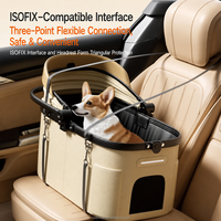 Poussette intelligente pour animaux de compagnie avec chauffage et refroidissement, capacité de 20 kg, stérilisation DBD, thermostat adaptatif et système d'air frais