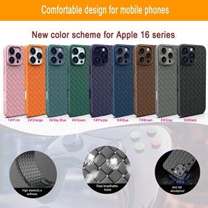 Commercio all'ingrosso della fabbrica tessuto in pelle 15 Pro Max custodia del telefono di raffreddamento cover di <span class=keywords><strong>protezione</strong></span> del gioco per <span class=keywords><strong>iPhone</strong></span> 11 <span class=keywords><strong>12</strong></span> 13 14 16 - Product Image 5