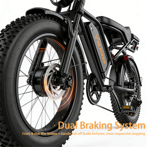 Bicicleta Eléctrica de Montaña HEADCH, 20 Pulgadas, Neumáticos Anchos, Batería de Litio de 48V 20Ah, Doble Suspensión, Bicicleta Eléctrica para Adultos - Product Image 2