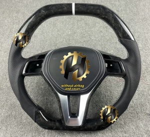 Volante Sportivo in Carbonio con LED HZ per <span class=keywords><strong>Mercedes</strong></span> <span class=keywords><strong>Benz</strong></span> <span class=keywords><strong>Classe</strong></span> C W204/W212/W218/W207/W172/W117/CLK/SLK/A35/A45/S63/C43/E53/E63 - Product Image 5