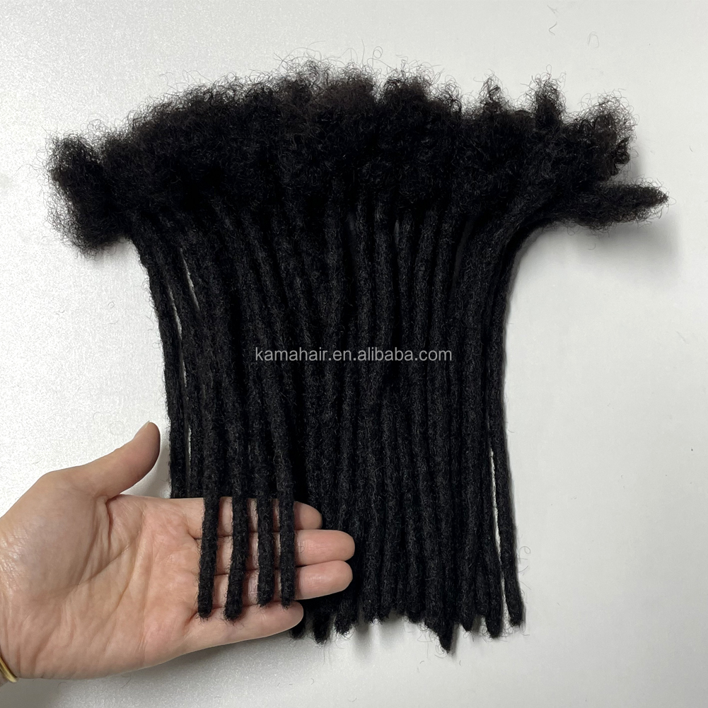 Vast Hair KAMA Instant Dreads Locks Full Handmade Crochet Human Hair Traditional Dreadlocks Extensions in Bulk for Boys/girls/kids thumbnail 2
