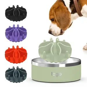 32oz Customized Feeder Dog Bowls Stainless Steel Water Bowl For Pets With Silicone Slip Bottom Durable And Dishwasher Safe
