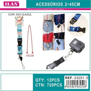 Accessori per cintura Ilan 2x45 cm regolabili con clip per telefono e fotocamera - Product Image 1