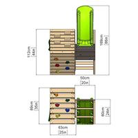 Maisonnette en bois d'extérieur pour enfants avec balançoire et toboggan, mobilier Montessori pour la maternelle et la garderie, aire de jeux pour enfants en gros