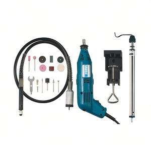 Mini-meuleuse Fervi avec outils 110V 230V à vitesse variable pour le polissage, la découpe et le perçage du métal, du bois et du plastique - Product Image 2
