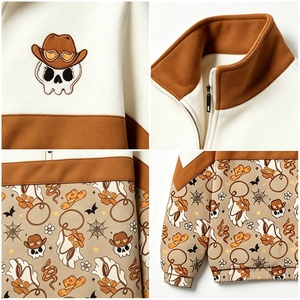 <span class=keywords><strong>Felpa</strong></span> <span class=keywords><strong>con</strong></span> Cappuccio e Colletto Stampato per Ragazze, per Primavera e Autunno, Uso Quotidiano, Sport all'Aperto e Tempo Libero - Product Image 4