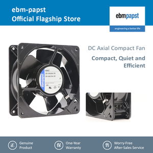 Ventilateur axial de refroidissement pour armoire d'onduleur ebmpapst 4850Z 12038 120X120X38mm 230VAC 12/13W 1700RPM 100m3/h à roulement à billes, électrique OEM ODM - Product Image 2