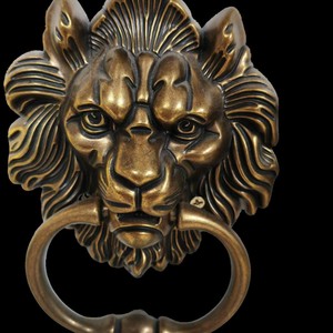Lion Head Cabinet Handle Zinc Die Casting Gold Chinese Style Furniture <b>Knob</b> - Product Image 2