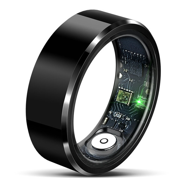 2026 New Smart Ring Health Tracker Heart Rate Blood Oxygen Sleep Monitoring IP68 Waterproof Fitness Smart Ring for Men Women