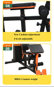 Equipo de gimnasio de entrenamiento en casa para interior de tres personas <span class=keywords><strong>entrenador</strong></span> multifuncional <span class=keywords><strong>Fitness</strong></span> Power Rack <span class=keywords><strong>entrenador</strong></span> de culturismo 3 en 1 estación - Product Image 5