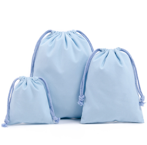 Bolsas de Tela de Algodón Ecológicas con Cordón y Logotipo Impreso, Tamaño Personalizado - Product Image 5