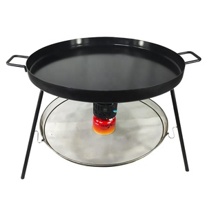 Hot Sale Campfire Cooking <strong>Grill</strong> &amp; Skillet Portable Camping Cooking <strong>Grill</strong> Fry <strong>Pan</strong> for Cooking on Firepits Outdoor Camping BBQ - Product Image 2