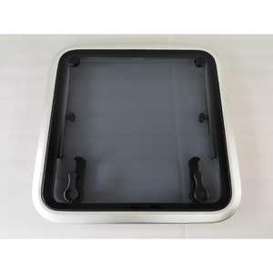 Hublot carré en verre trempé avec transmission de lumière et ventilation en acier, en alliage d'aluminium, pour camping-cars, yachts et bateaux - Product Image 3