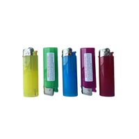 Briquet OEM portable en plastique à silex Allume-cigare de cuisine classique en métal Accessoire pour fumer jetable Logo personnalisé Cadeaux publicitaires