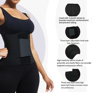 Ceinture amincissante pour femme avec Spandex et Nylon, respirante, réglable, grande taille, soutien dorsal durable, contrôle abdominal - Product Image 4