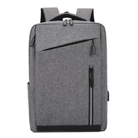 Sac à dos de voyage unisexe personnalisé résistant à l'eau, avec chargement USB, en tissu Oxford, et ceinture à coussin d'air, idéal pour l'université