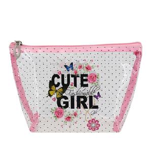 Profesional <span class=keywords><strong>Grus</strong></span> Japonensis UV impresión a todo color impreso transparente PVC bolsa de maquillaje transparente impermeable PVC neceser Eco - Product Image 2