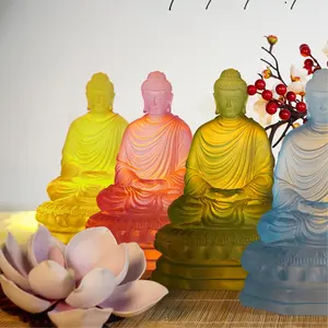 New Product 2024 Monk Statue Of Buddha Shakyamuni Quick Delivery Handicraft Statue For Home Decoration Design Service