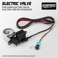 51mm Motorcycle Exhaust Pipe System Electric Control Valve, Mechanical Electric Valve, and Adjustable Electric Exhaust Valve
