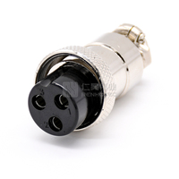 Connecteur GX16 3 broches, adaptateur femelle XLR 16 mm, coque ronde en métal