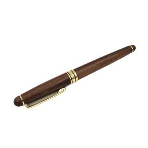 Luxury Walnut Wood Fountain <b>Refillable</b> <b>Ink</b> Cartridge Pen for Writing Gift Set Eco Friendly Handmade - Product Image 3
