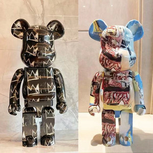 Venta al por Mayor de Fábrica, Bloques de Construcción <span class=keywords><strong>Mini</strong></span> Ensamblados, Colección de Osos, Micro Bloques de Construcción, Figuras de Osos Negros Bearbrick, Juguetes - Product Image 2