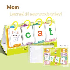 แฟลชการ์ดคำศัพท์สำหรับเด็ก<span class=keywords><strong>อนุบาล</strong></span>, แฟลชการ์ดโฟนิคส์สำหรับเด็ก, แผนภูมิเกม<span class=keywords><strong>คำ</strong></span><span class=keywords><strong>ศัพท์</strong></span> CVC แบบพกพา, เกมโฟนิคส์เพื่อการเรียนรู้ในห้องเรียน - Product Image 4