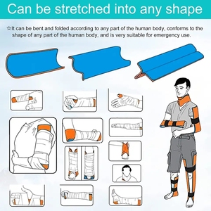 HKJD-rollo ortopédico de emergencia, férula de aluminio para pierna, muñeca de rotura fija, protección de heridas, férula de emergencia - Product Image 2