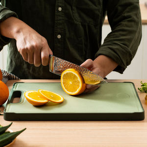 <span class=keywords><strong>Tabla</strong></span> <span class=keywords><strong>de</strong></span> <span class=keywords><strong>Cortar</strong></span> <span class=keywords><strong>de</strong></span> Acero Inoxidable para Cocina, <span class=keywords><strong>Tabla</strong></span> <span class=keywords><strong>de</strong></span> <span class=keywords><strong>Cortar</strong></span> Reversible <span class=keywords><strong>de</strong></span> Acero Inoxidable 304 y Paja <span class=keywords><strong>de</strong></span> Trigo para Carne, Apta para Lavavajillas - Product Image 5