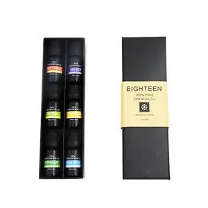 QQLR commercio all'ingrosso 100% puro Tea Tree menta piperita arancia eucalipto citronella profumo di lavanda Set di bottiglie di olio essenziale di piante biologiche