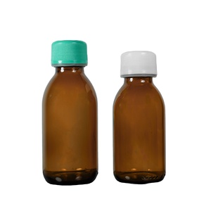 100mL 125ml 150ml ámbar <span class=keywords><strong>Pharma</strong></span> medicina ZD botella de vidrio con tapa - Product Image 6