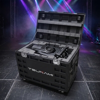 Caisse de transport robuste empilable en plastique pour panneaux de piste de danse LED, étanche IP65, avec roues, pour équipement de scène