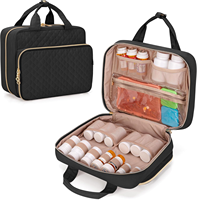 Trousse de Voyage Médicale Compacte pour Rangement et Organisation – Pochette de Rangement Médical et Outils