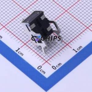GT-TC193A-H0675-L1 Tactile Switch Through hole Switch Double Pole Single Throw Round Button 1.6N Right Angle Insert - Product Image 2