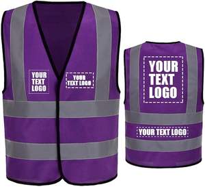 Chalecos de Seguridad de Alta Visibilidad con Certificación ANSI, Malla Transpirable con Franjas Reflectantes, Múltiples Bolsillos para Trabajos de Construcción y Corporativos - Product Image 2