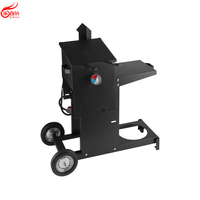Friteuse extérieure commerciale au gaz propane liquide de 4 gallons avec support mobile Rebenet BF4C