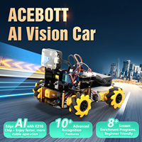 Kit de Robótica Educativa STEM con Módulo de Cámara de Visión Artificial ESP32 4WD para Proyectos Electrónicos Escolares con Arduino R3