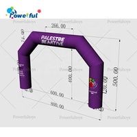 Arche gonflable publicitaire en promotion, taille personnalisée, pour festivals, expositions et événements sportifs