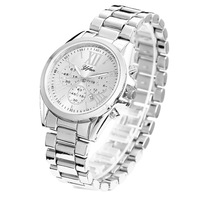 Ensemble de montres de luxe en quartz, boîtier en alliage, montre de mode écologique pour affaires avec cadran à aiguilles, 30 mm, épaisseur 10 mm, cadeau pour les amoureux