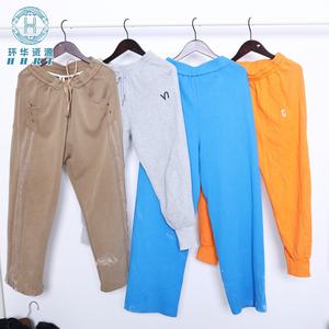 批发廉价二手棉质运动裤男女款多种款式舒适库存起订量100公斤厂家直销 - Product Image 3