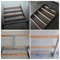 Escalera sueca Sunoviz de madera maciza para montaje en pared, ahorra espacio, capacidad de 200 kg, para fitness en casa y fisioterapia unisex