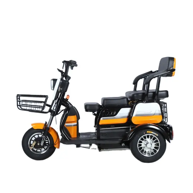 Tricicli all'ingrosso diretti di buona qualità triciclo elettrico ad alta velocità a tre ruote passeggero