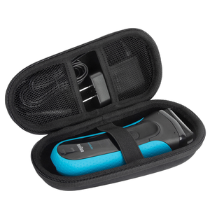 Estuche de Viaje Portátil Personalizado, Resistente al Agua, de EVA, para Recortadora y <span class=keywords><strong>Afeitadora</strong></span> <span class=keywords><strong>Norelco</strong></span> OneBlade QP2515 QP2620 QP2630 QP6530 - Product Image 2