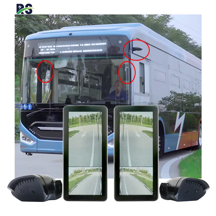 Электронная камера заднего вида Rongsheng, 12,3 дюймов, камера заднего вида, система зеркального монитора, CMS Emark R46 для автобуса, спринтера, грузовика