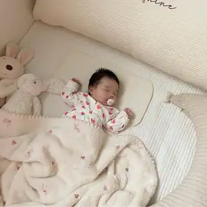 Großhandel Baby Decken Bio 100% Baumwolle für Neugeborene für Kinder Winter Bär Quilt